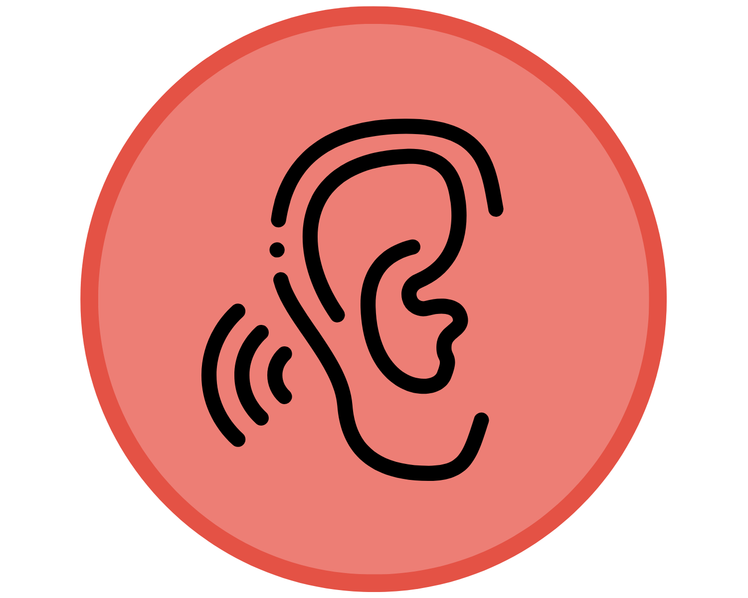 Attention and Listening Icon