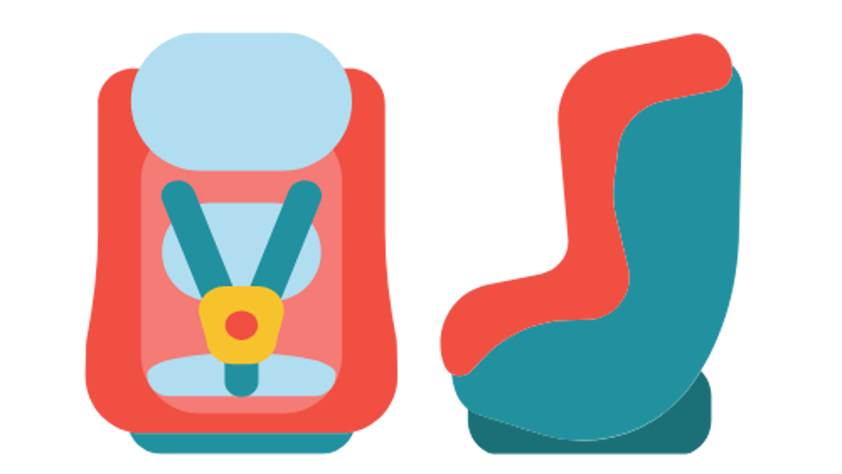 Group 2 car seat graphic